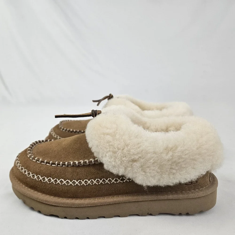 UGG Women's Alpine Boots Classic Ultra Mini Chestnut Size 6 w/Bag New